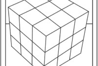 rubik’s cube coloring page