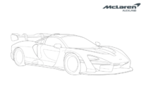 mclaren senna coloring pages mclaren senna coloring pages