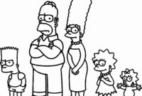 simpson family coloring pages simpson family coloring pages