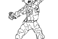 coloring page of a soldier coloring page of a soldier