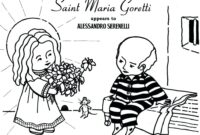 st francis coloring page