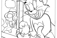 tom coloring pages