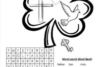 printable holy trinity coloring page printable holy trinity coloring page