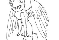 cat with wings coloring pages cat with wings coloring pages