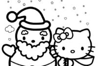 hello kitty winter coloring pages hello kitty winter coloring pages