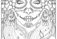 free printable dia de los muertos coloring pages free printable dia de los muertos coloring pages