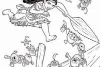 dessin a colorier vaiana a imprimer