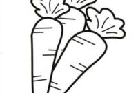 carrots coloring page