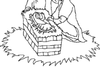 jesus birth coloring page jesus birth coloring page