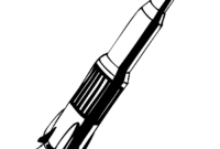 rocket coloring pages