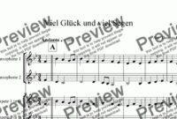 viel gluck und viel segen noten viel gluck und viel segen noten