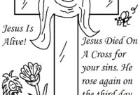 jesus resurrection coloring page jesus resurrection coloring page