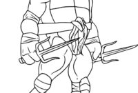 coloriage tortue ninja donatello