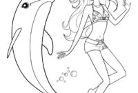 coloriage barbie chanteuse