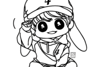 chibi bts coloring pages
