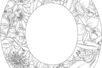 coloring page o