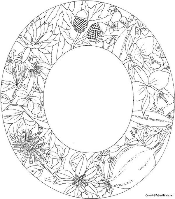 Free Printable Letter O Coloring Pages - Sducartelca