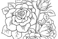 flower tattoo coloring pages flower tattoo coloring pages