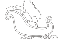 santa in sleigh printable santa in sleigh printable