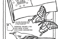 georgia coloring page georgia coloring page