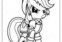 my little pony coloring pages applejack