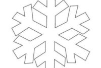 snowflake template preschool snowflake template preschool