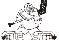 goalie coloring pages goalie coloring pages