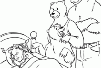 goldilocks and the three bears coloring pages goldilocks and the three bears coloring pages