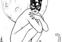 cat woman coloring pages cat woman coloring pages
