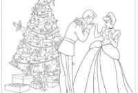 disney princess christmas coloring pages