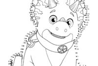dino ranch coloring page