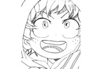 deku coloring page deku coloring page