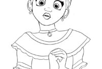 dolores encanto coloring page dolores encanto coloring page