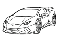 lamborghini coloring pages