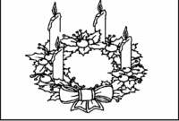advent wreath coloring pages advent wreath coloring pages
