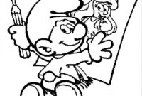smurf coloring pages