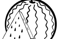 watermelon coloring page watermelon coloring page