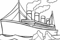 coloring pages of titanic