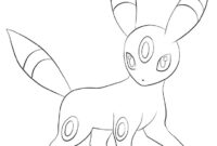 umbreon coloring page