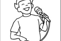 singing colouring pages singing colouring pages