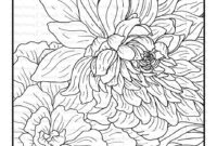 carnation coloring page