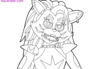 security breach vanny coloring pages security breach vanny coloring pages