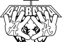 alabama football coloring pages alabama football coloring pages
