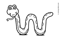 snake coloring page snake coloring page