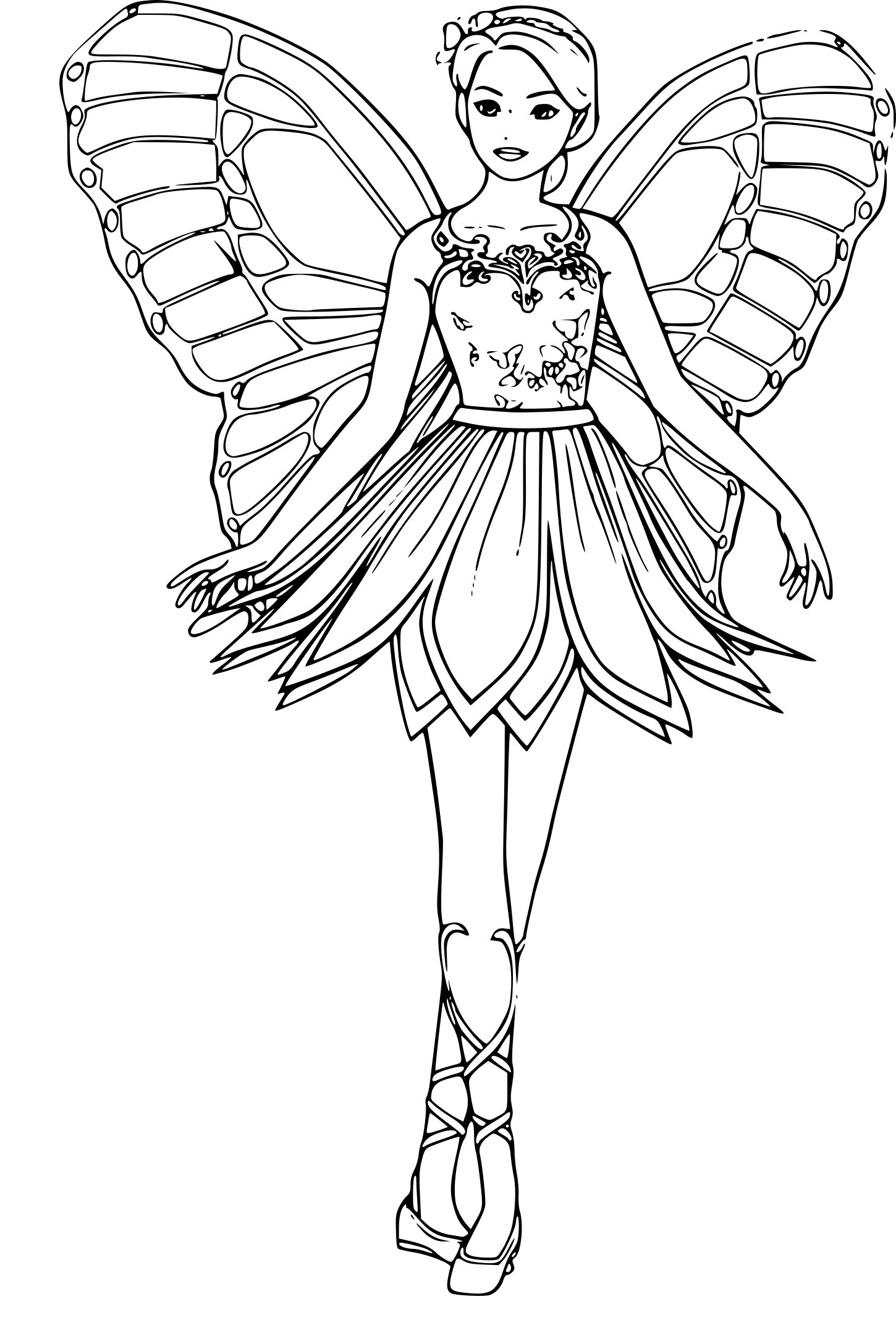 Coloriage De Barbie Ã Imprimer - Serviratusc