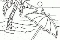 coloriage ete plage coloriage ete plage