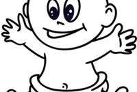 dessin a colorier facile rigolo