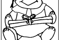 kindergarten graduation coloring pages