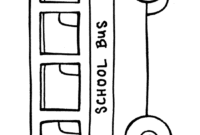 bus pictures to color