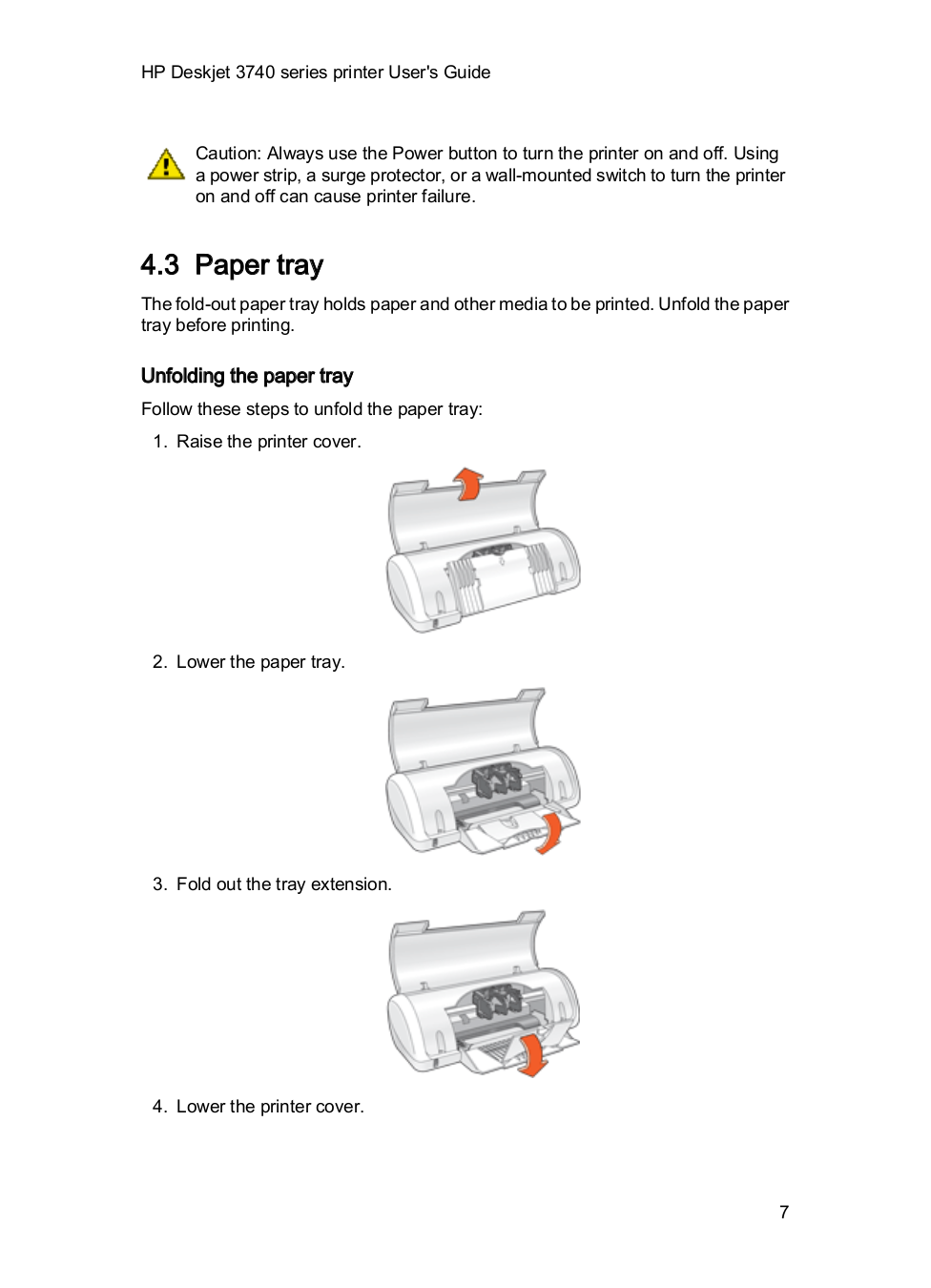 PDF manual for HP Printer Deskjet 3745